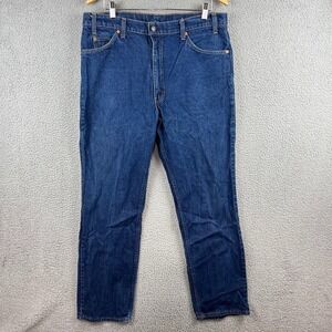 Mens Levis 509 0217 Orange Tab Blue Jeans Made in USA sz 38x32 (Meas.  37x32 )